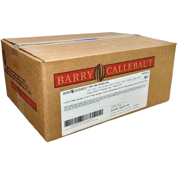 CALLEBAUT - ULTIMATE WHITE CHOCOLATE CHIPS 30LB