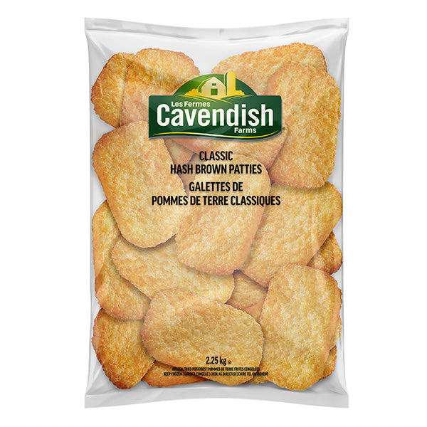 CAVENDISH - HASH BROWN PATTIES 5LB