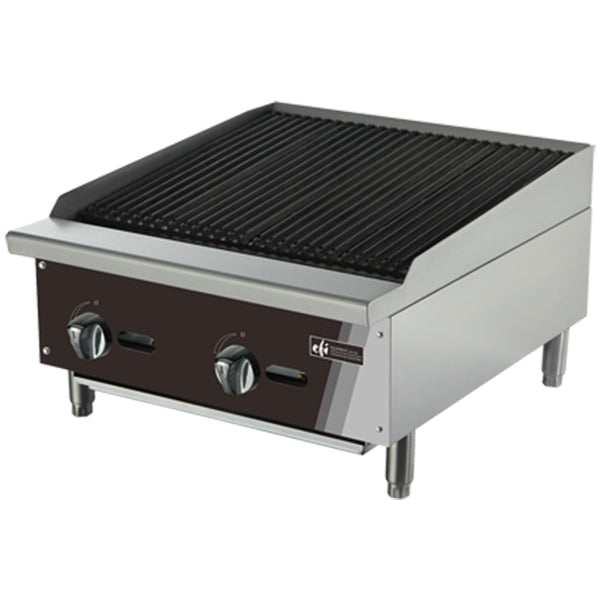 EFI - RADIANT CHARBROILER 2 BURNER 24IN