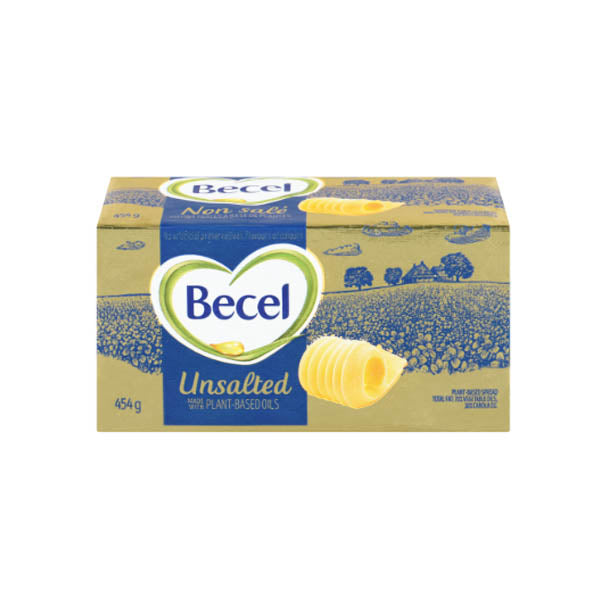 BECEL - UNSALTED PLANT BASED BUTTER 454GR