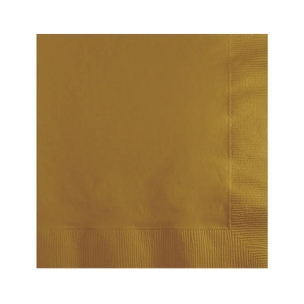 UNIQUE - 20PK GOLD LUNCH NAPKINS EA