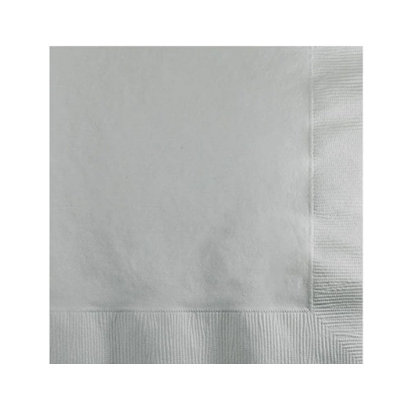 UNIQUE - 20PK SILVER LUNCH NAPKINS EA