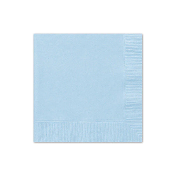 UNIQUE - POWDER BLUE BEV NAPKINS EA
