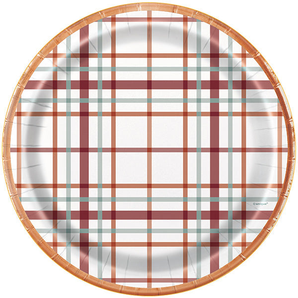 UNIQUE - ELEGANT THANKSGIVING 9IN PLATE 8CT