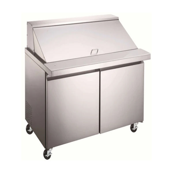 CANCO - 36" DOUBLE DOOR MEGA TOP REFRIGERATED SANDWICH PREP T EA