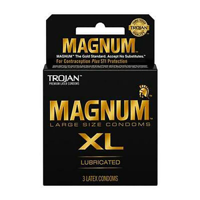TROJAN - MAGNUM XL CONDOM 3PK