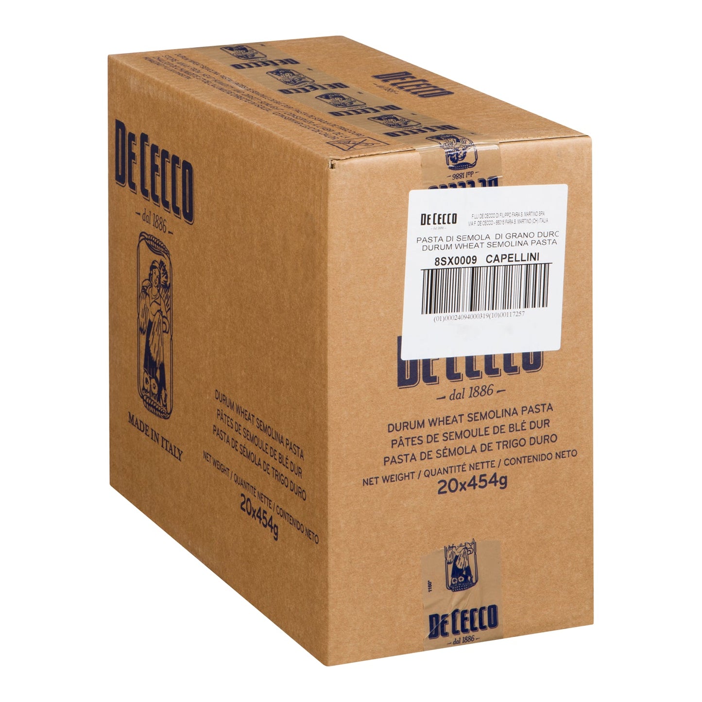 DE CECCO - #9 CAPELLINI 20x454 GR