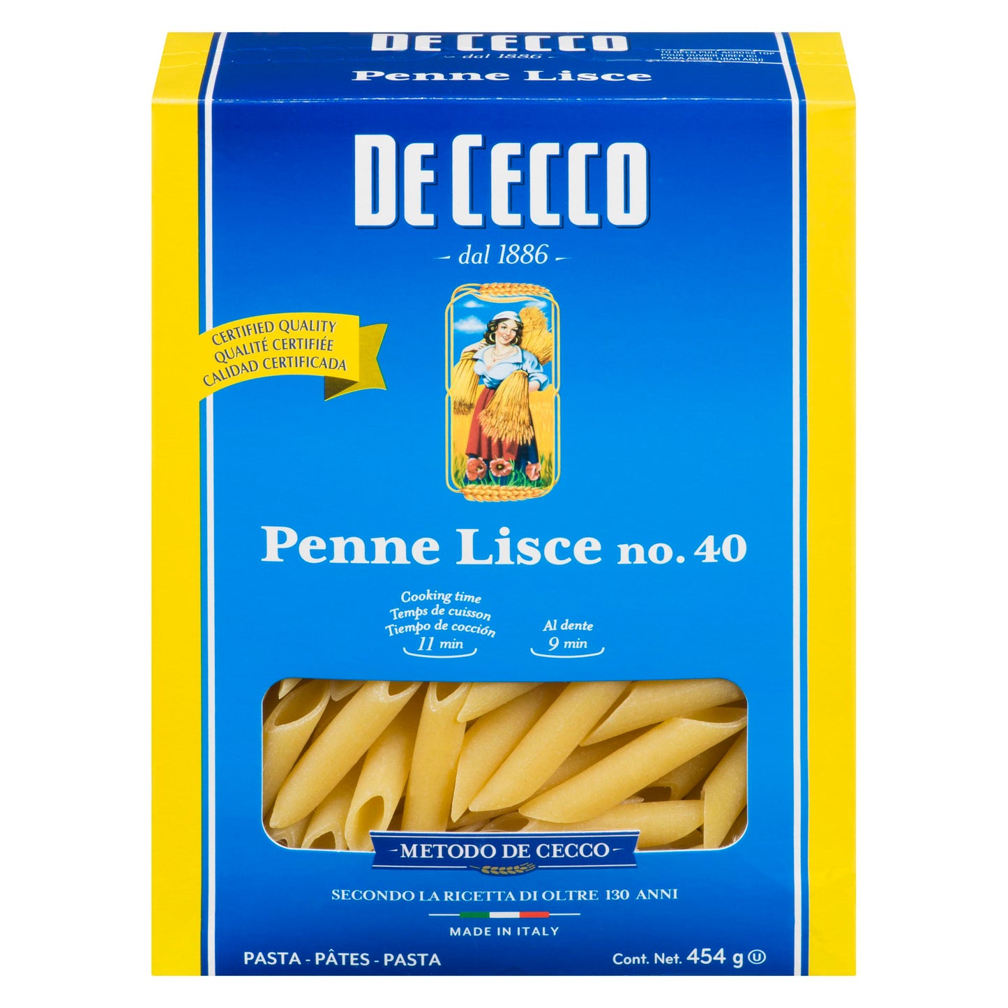 DE CECCO - #40 PENNE LISCE 454GR