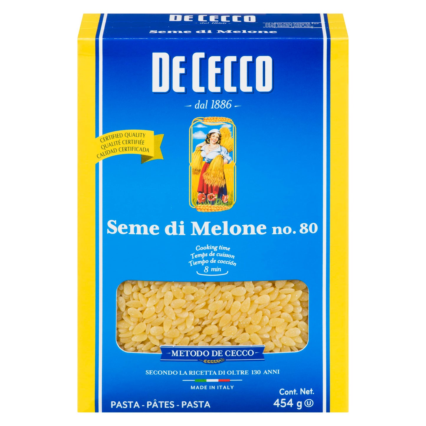 DE CECCO - #80 SEMI DI MELONE 454GR