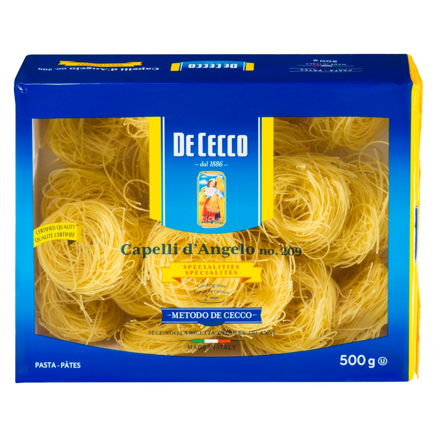 DE CECCO - #209 CAPELLI D'ANGELO 500GR