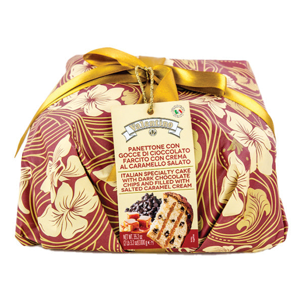 VALENTINO - PANETTONE CHOCOLATE AND SALTED CARAMEL 1KG