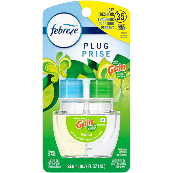 FEBREZE - PLUGIN GAIN ORIGINAL SCENTED OIL REFILL 23.6ML