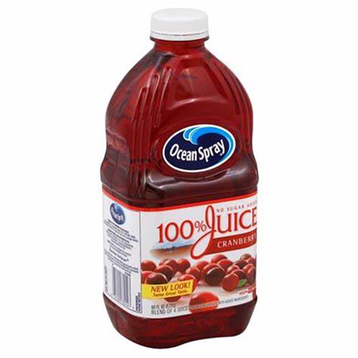 OCEAN SPRAY - 100 percent CRANBERRY JUICE 1.77LT