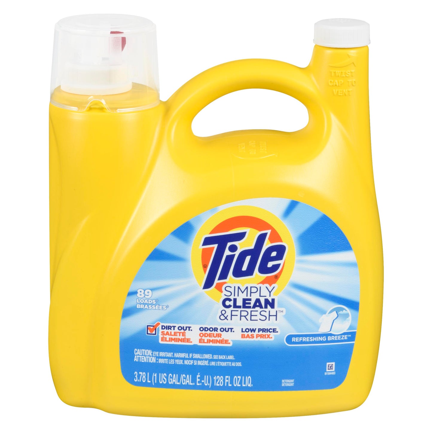TIDE - SIMPLY CLEAN AND FRESH REFRESHING 3.78 L