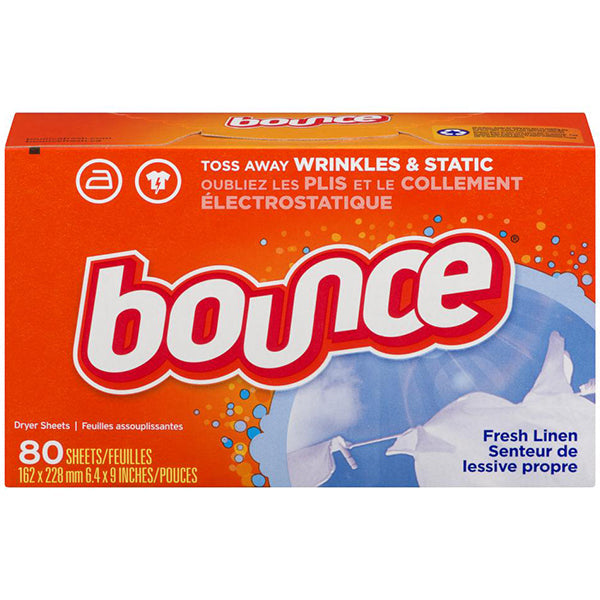 BOUNCE - OUTDOOR FRESH DRYER SHEETS 80CT