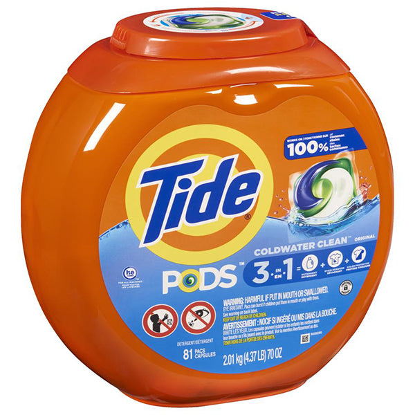TIDE - PODS 3 IN 1 ORIGINAL SCENT 81CT
