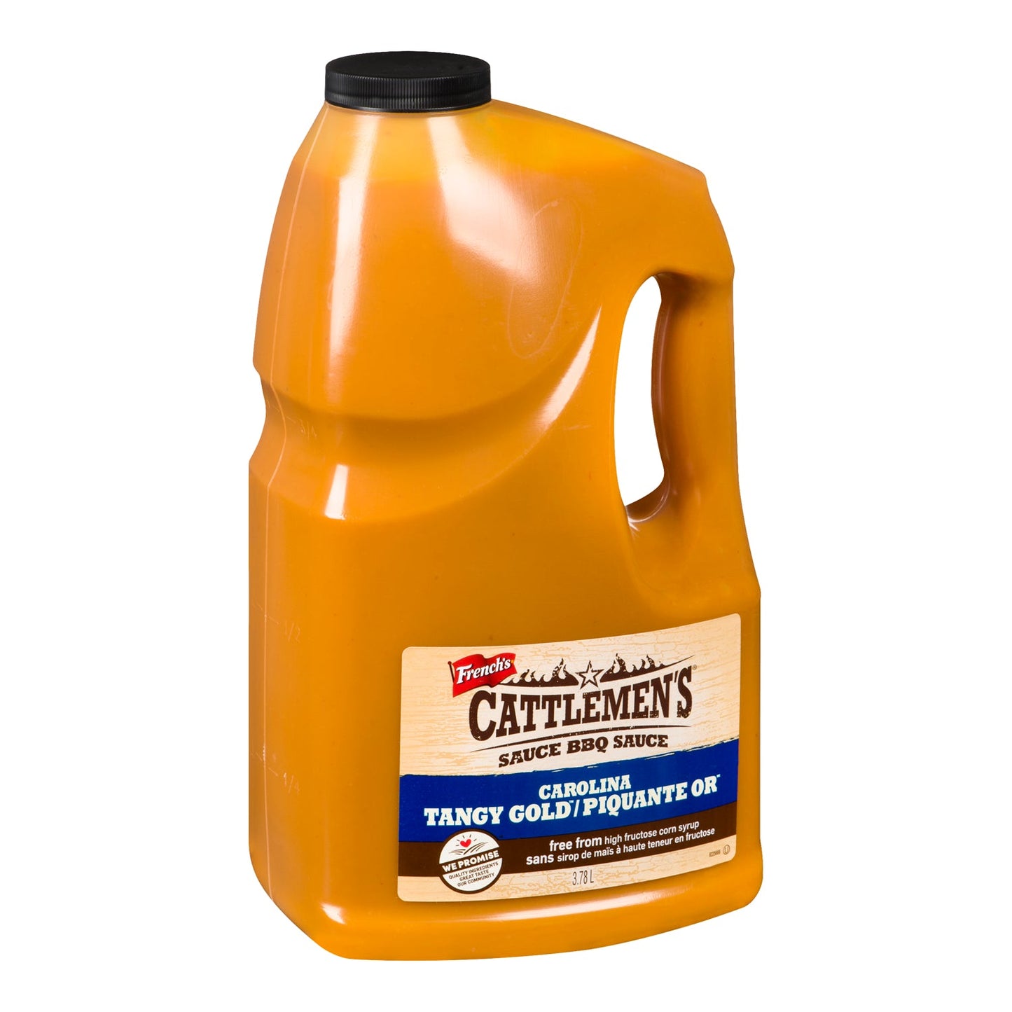 CATTLEMENS - CAROLINA STYLE TANGY GOLD 3.7 3.78LT