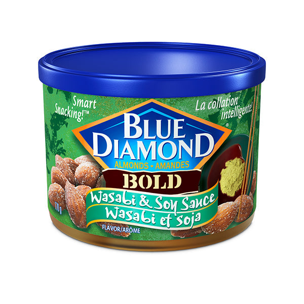 BLUE DIAMOND - DIAMONDS ALMONDS WASABI & SOY 170GR