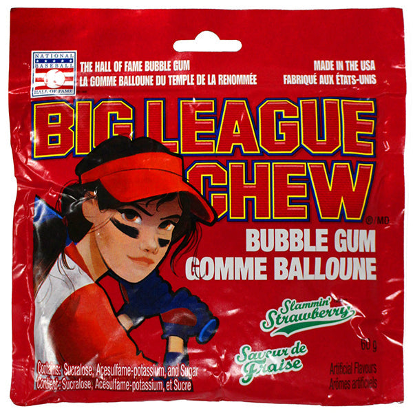 BIG LEAGUE - CHEW STRAWBERRY 12x60 GR