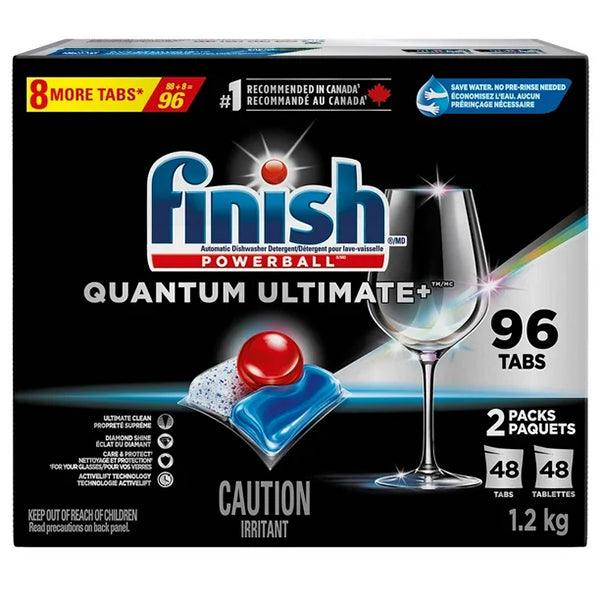 FINISH - QUANTUM ULTIMATE DISHWASHER DETERGENT 96EA