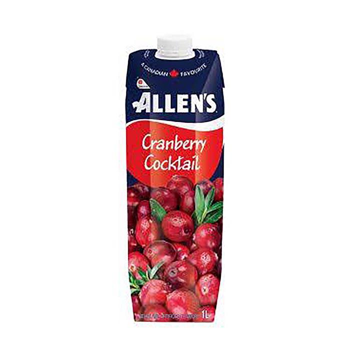 ALLENS - TETRA CRANBERRY COCKTAIL 1LT