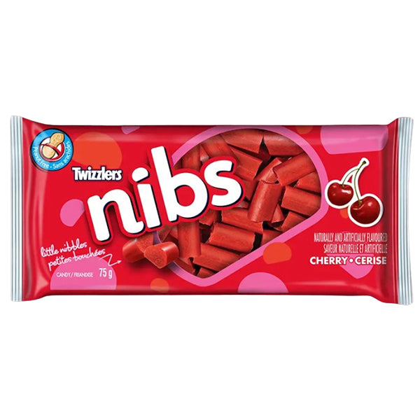 TWIZZLERS - NIBS CHERRY 75GR