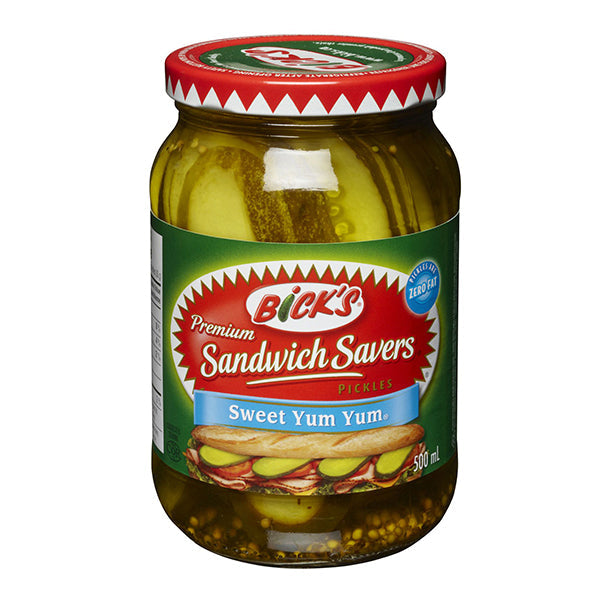 BICKS - SANDWICH SAVER PICKLES SWEET YUM 500ML
