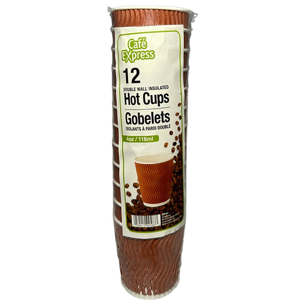 CAFE EXPRESS - 4OZ RIPPLE CUP 12EA