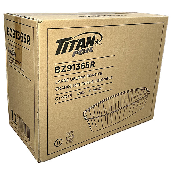 TITAN - LARGE OBLONG ROASTER 24EA