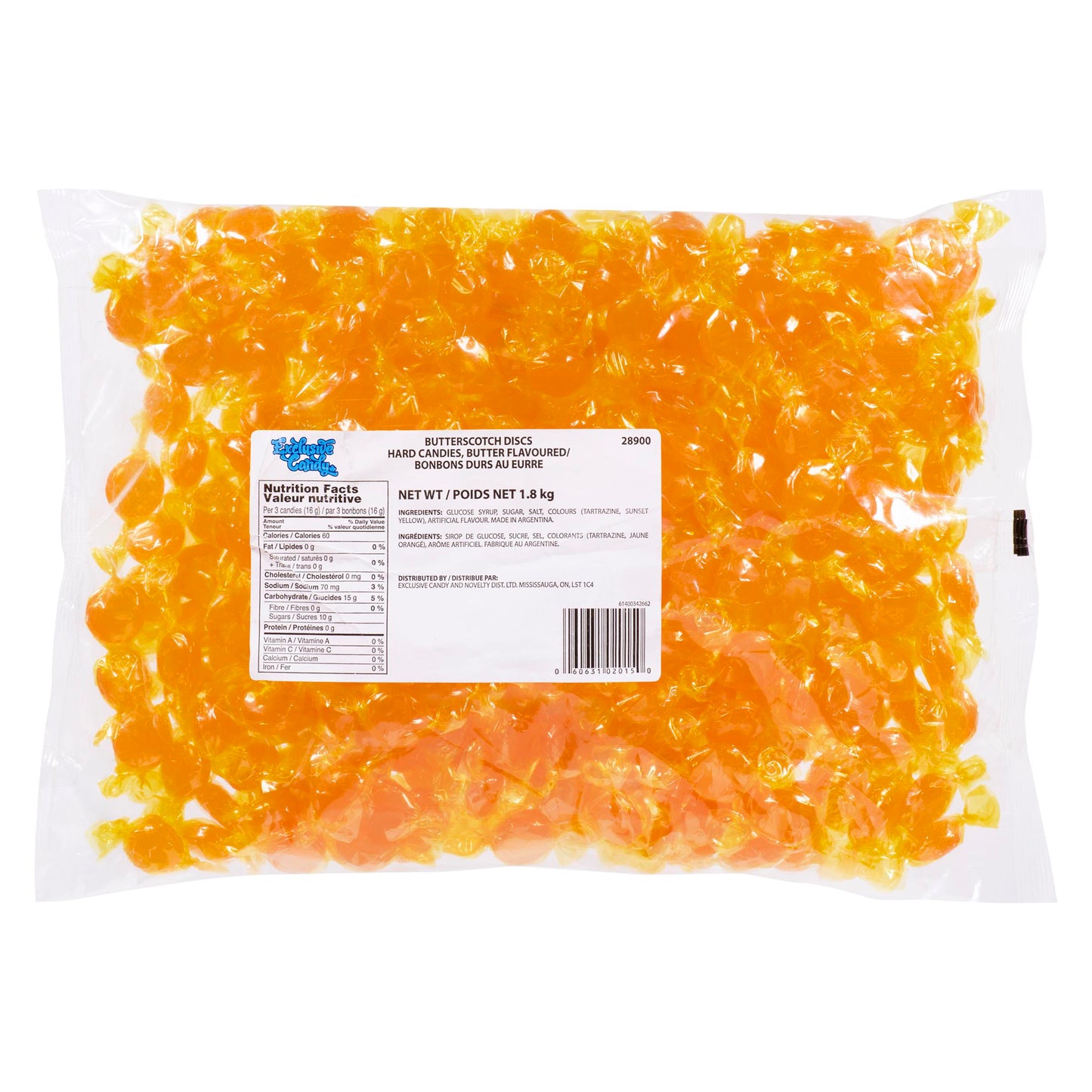 EXCLUSIVE - BUTTERSCOTCH DISCS 1.8KG