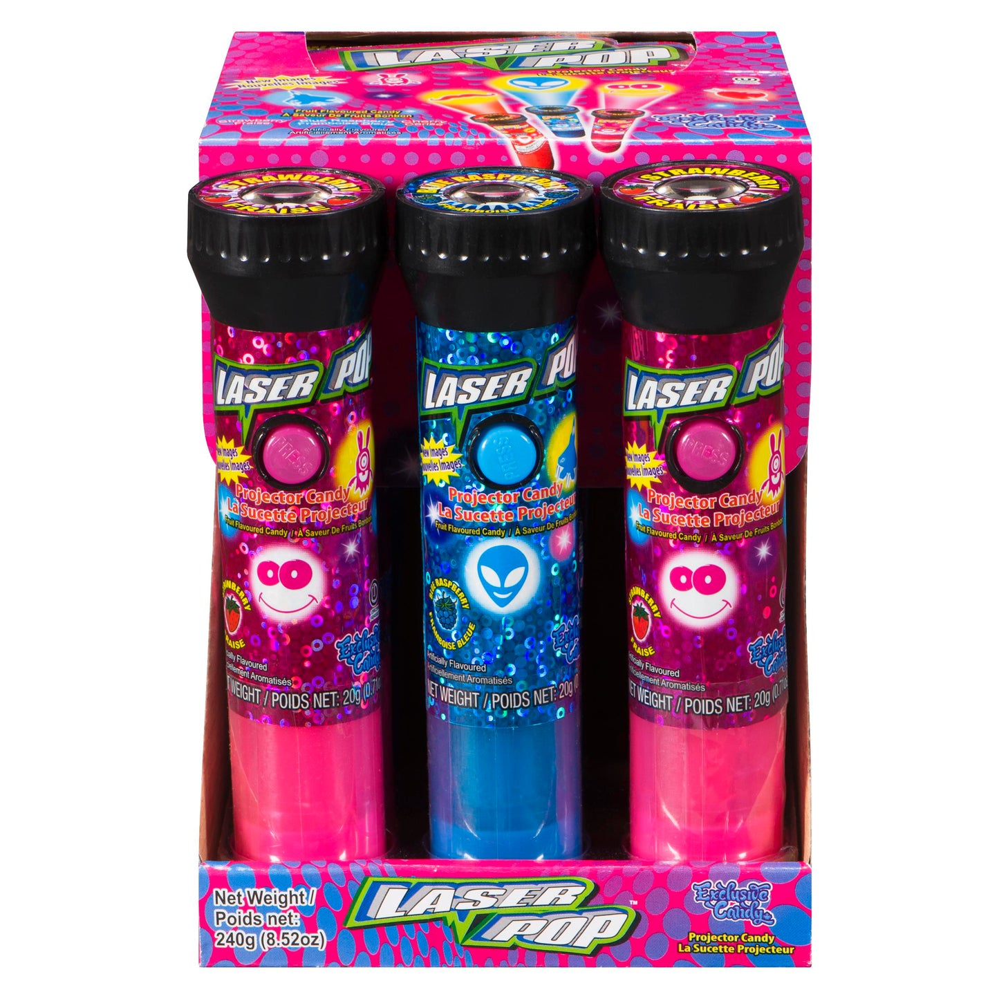 EXCLUSIVE - LASER POP PROJECTOR CANDY 12x20 GR