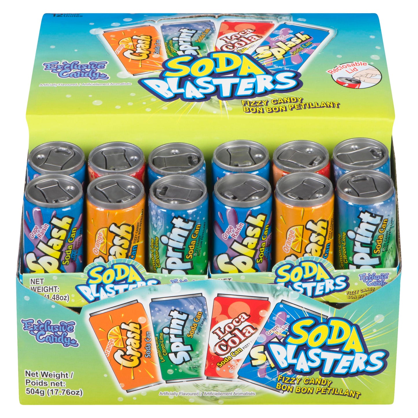 EXCLUSIVE - SODA BLASTERS FIZZY CANDY 12x42 GR