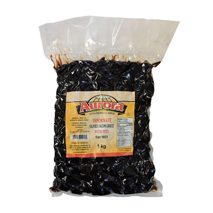 AURORA - PITTED INFORNATE OLIVES 1KG