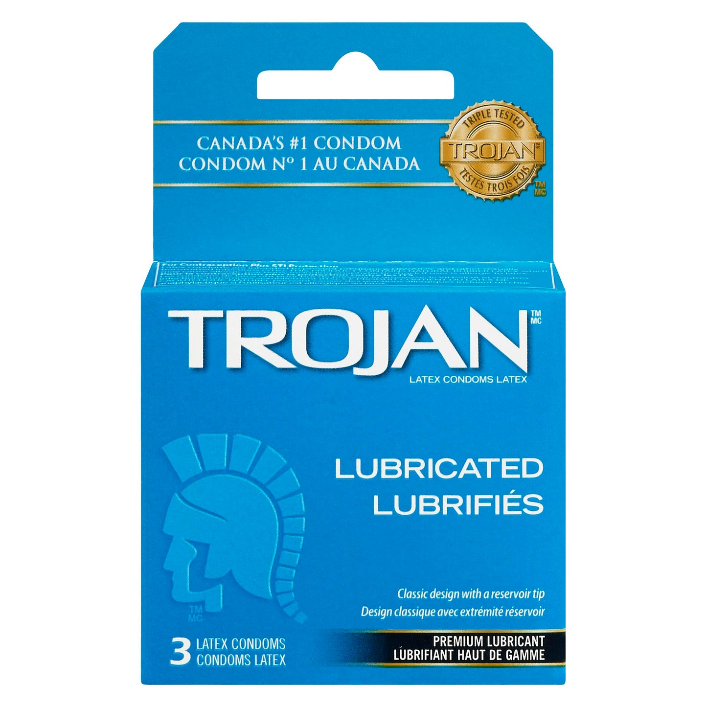 TROJAN - LUBRICATED 3EA