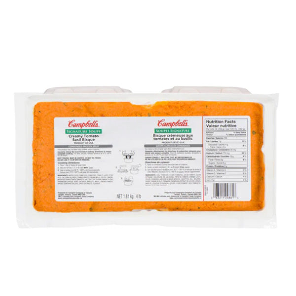 CAMPBELLS - CREAMY TOMATO BASIL BISQUE 4LB