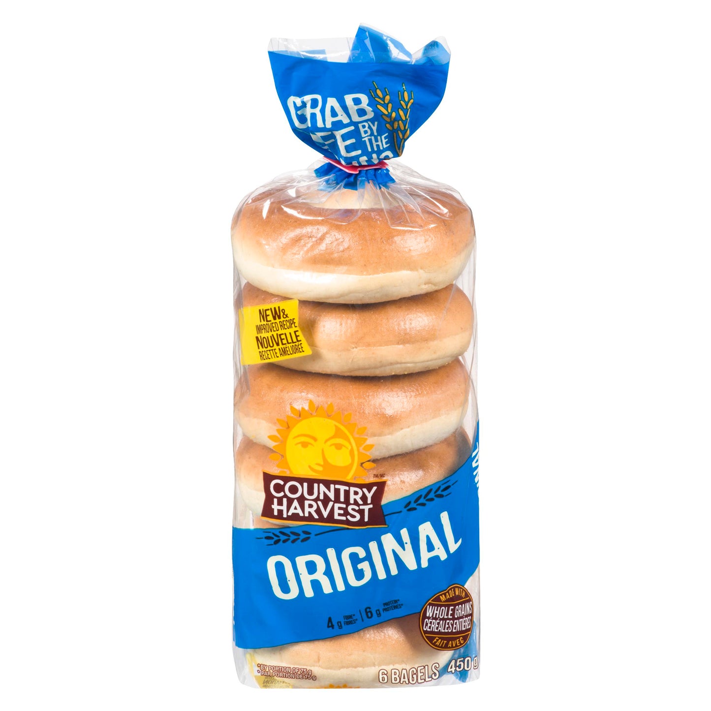 COUNTRY HARVEST - ORIGINAL BAGEL 450GR