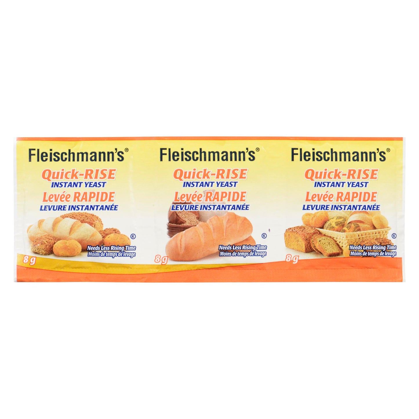 FLEISCHMANN - QUICK RISE YEAST ENVELOPES 3 EA