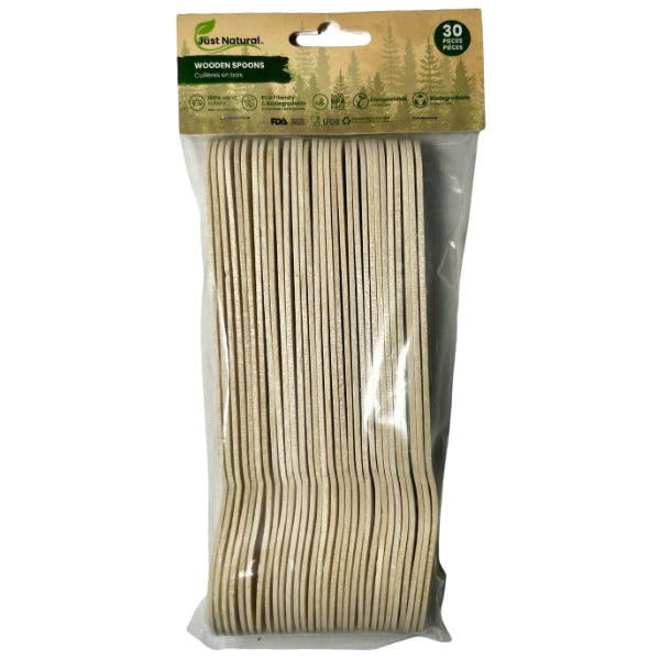 ARTCRAFT - WOODEN SPOONS 30EA