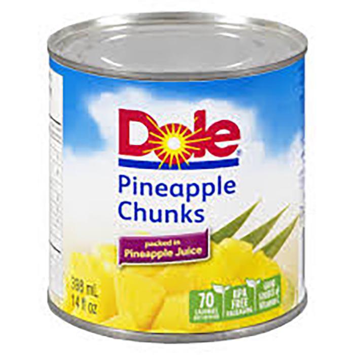 DOLE - CHUNK PINEAPPLE 398ML