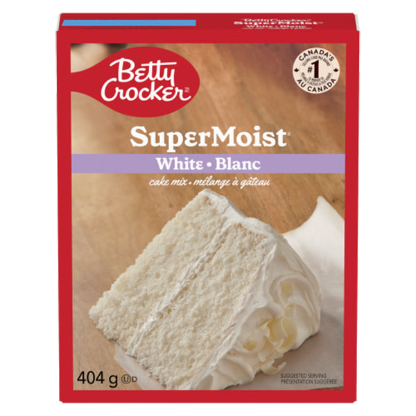 BETTY CROCKER - SUPER MOIST WHITE CAKE MIX 404GR