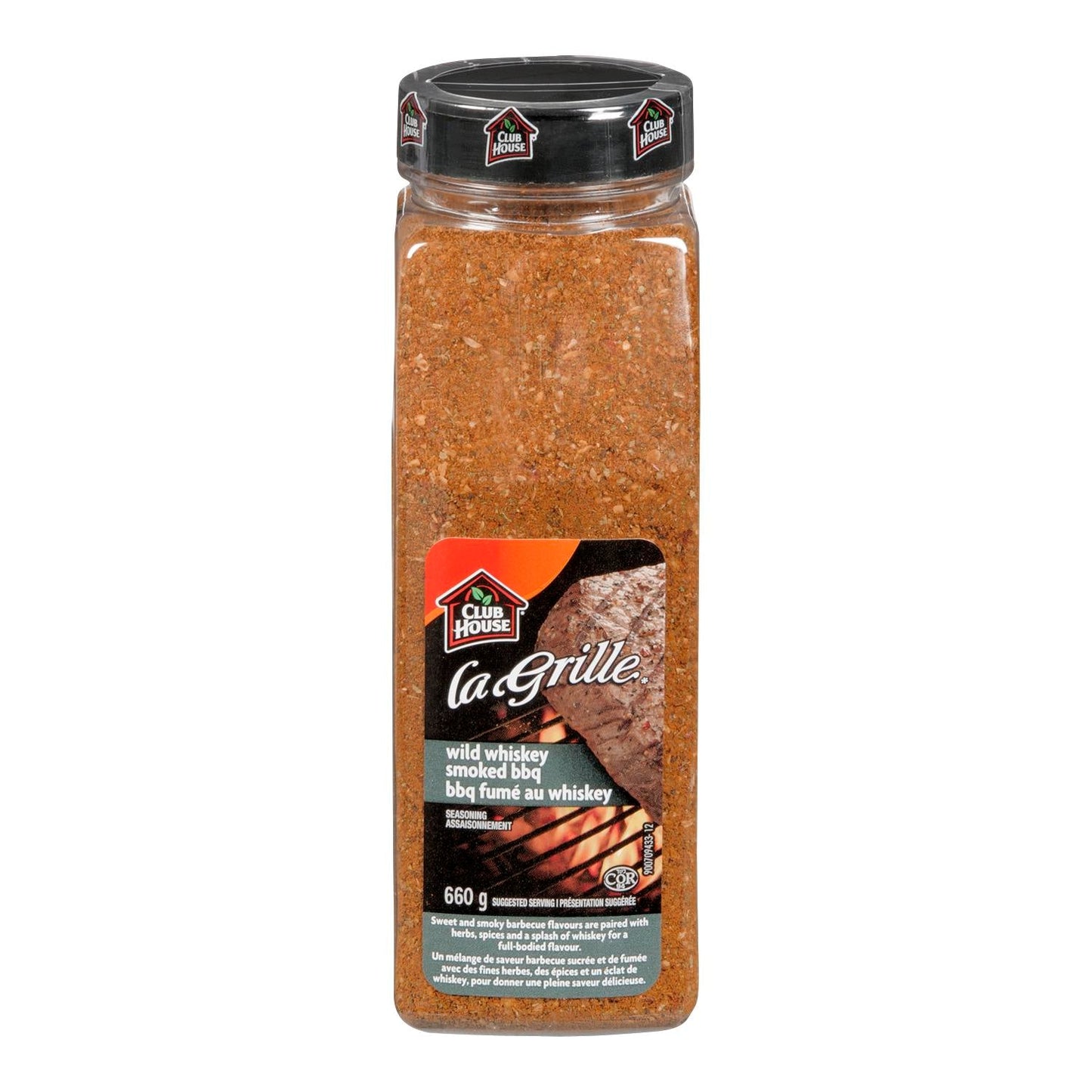 CLUB HOUSE - LA GRILLE WILD WHISKEY BBQ SEASONING 660GR