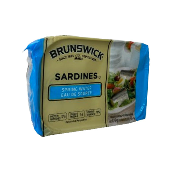 BRUNSWICK - SARDINES SPRING WATER 106GR