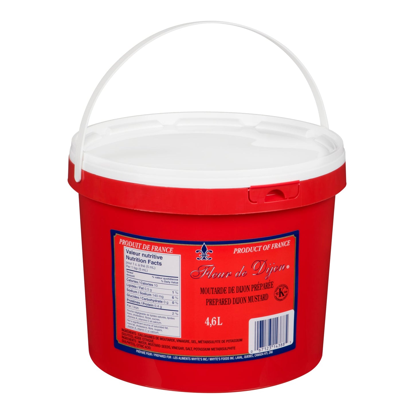 FLEUR DE DIJON - MUSTARD STRONG PAIL 4625ML