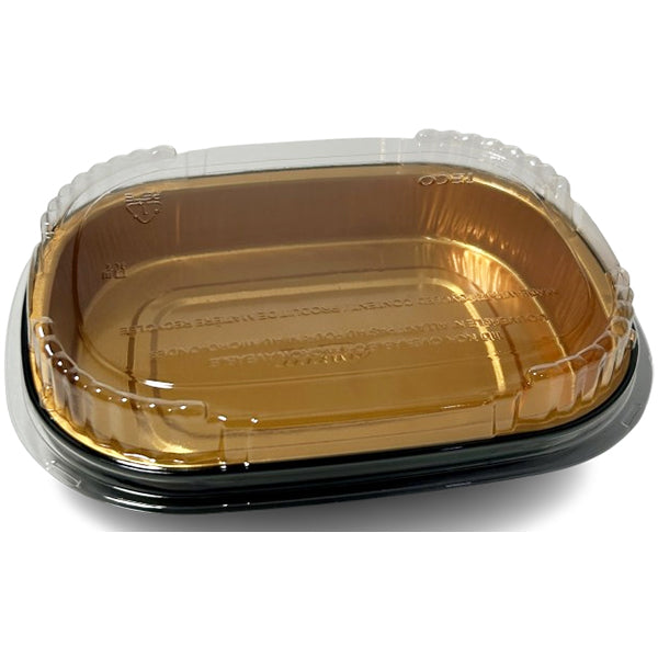 TITAN - 22OZ SILVER ENTREE CONTAINER WITH LID 4x25 EA