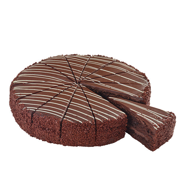 ELITE SWEETS - PRESCLICED 10IN DECADENT CHOCOLATE TRUFFLE 1EA