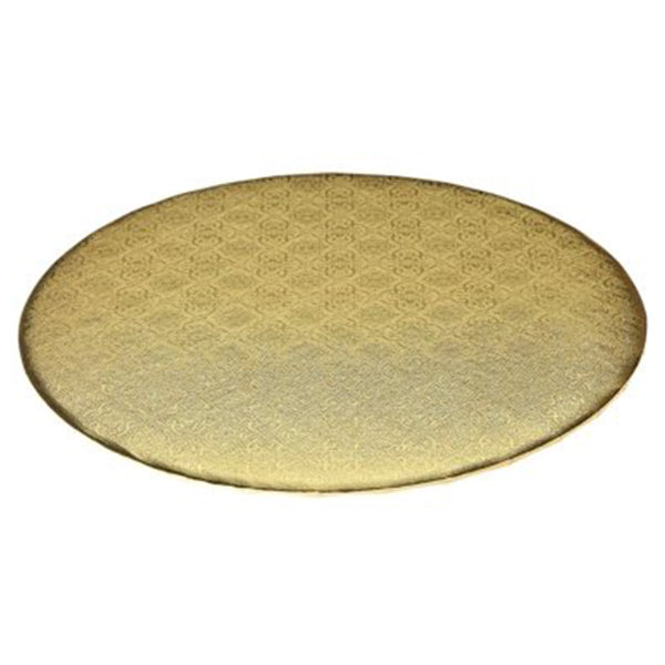 ENJAY - 12" ROUND X .060 LIGHT GOLD STRAIGHT EDGE BOARD 100EA