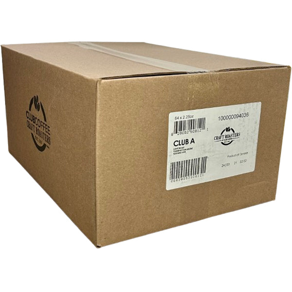 CLUB COFFEE - A CRAFT ROASTERS 64x2.25 OZ