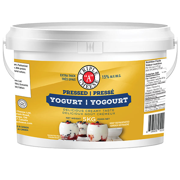 TRIPLE A CHEESE - PRESSED YOGURT 5KG
