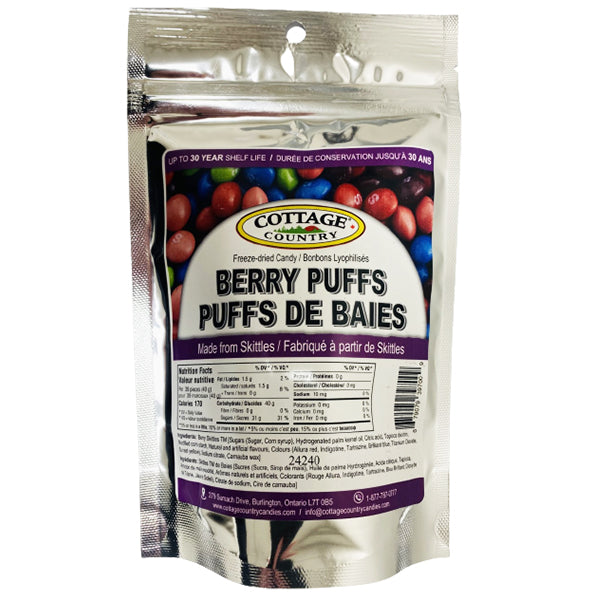 COTTAGE COUNTRY - FREEZE DRIED BERRY PUFFS 100GR