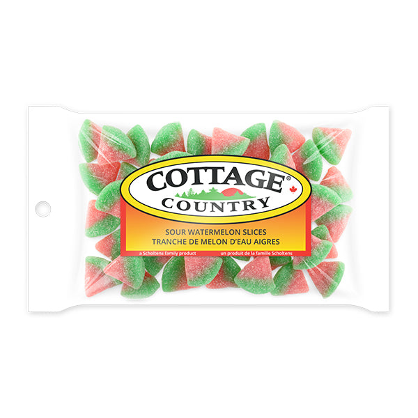 COTTAGE COUNTRY - SOUR WATERMELON SLICES 140GR